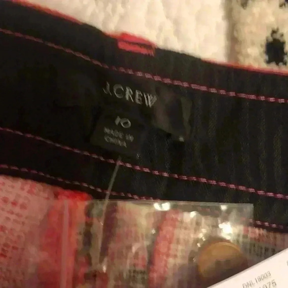 J Crew high waist palm print kick out crop pant.  Size 10. - Picture 10 of 11